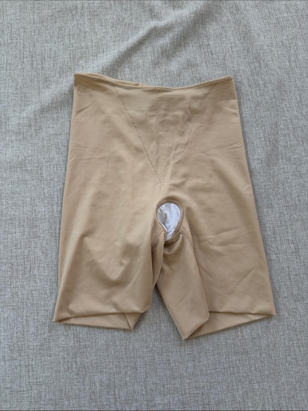 Spanx Shaping High Waist Shorts size Medium Mid Thigh Shaper nude Tummy Control - Picture 4 of 8